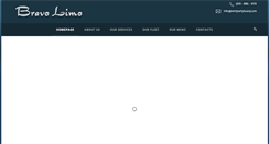 Desktop Screenshot of bravo-limo.com